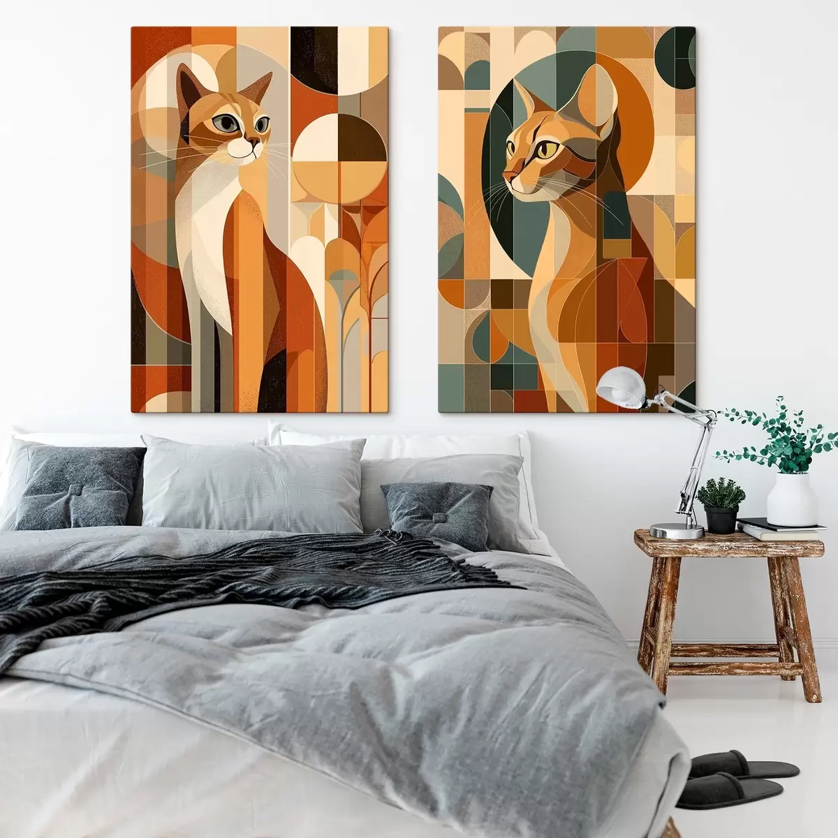 Obraz Abstraktní kočky Č. m00841