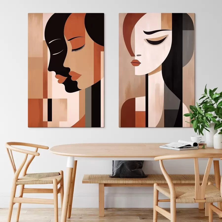 Obraz Abstraktní tváře Č. m00847