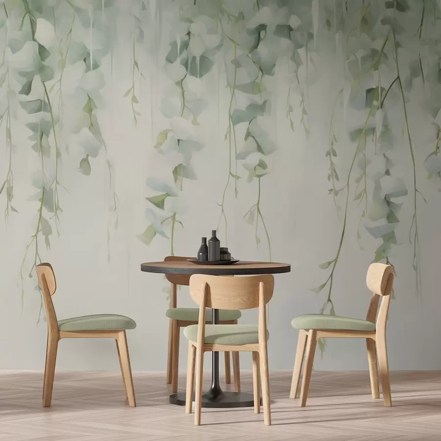 Fototapet Visící větve s listy w04722