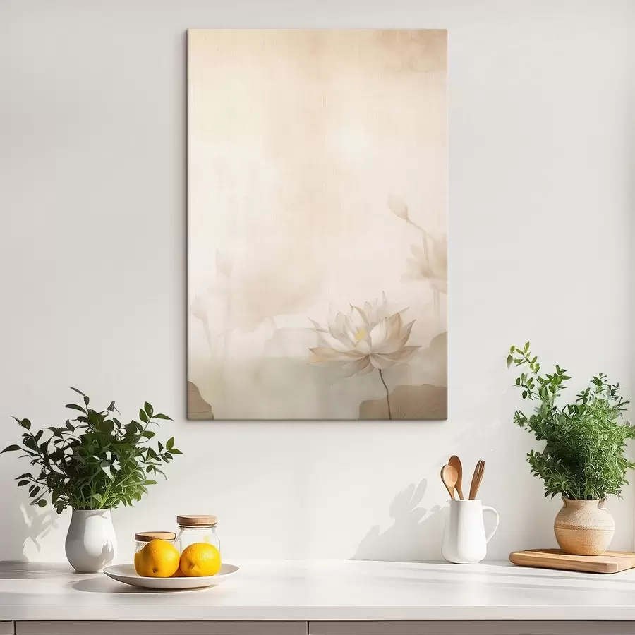 Obraz Lotosový květ na světlém pozadí Č. s46070