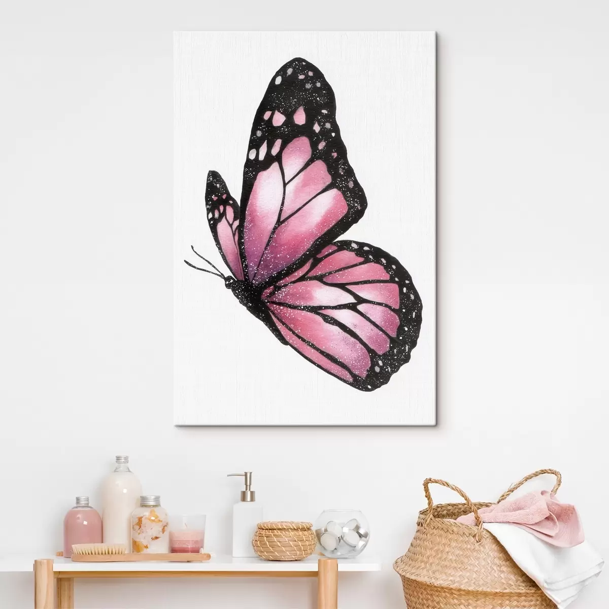 Obraz Luxusní motýl, imitace akvarelu Č. s46074