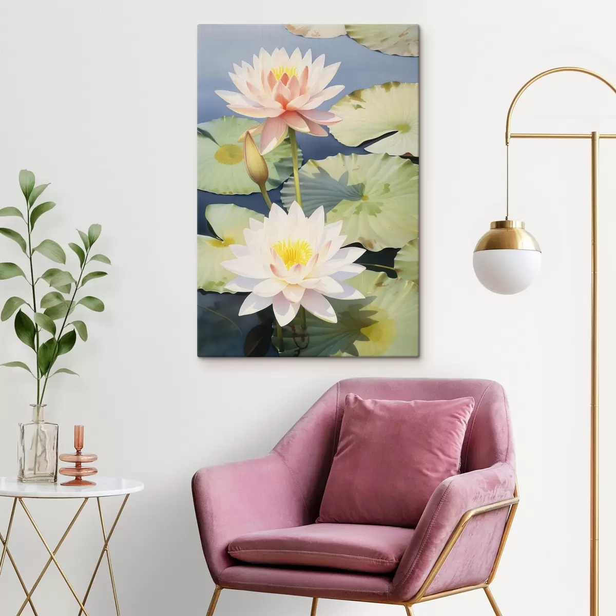 Obraz Luxusní lotosové květy Č. s46089