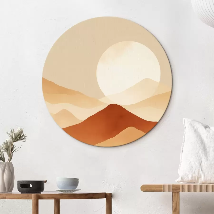 Obraz Obrovský měsíc na pozadí Č. r46083