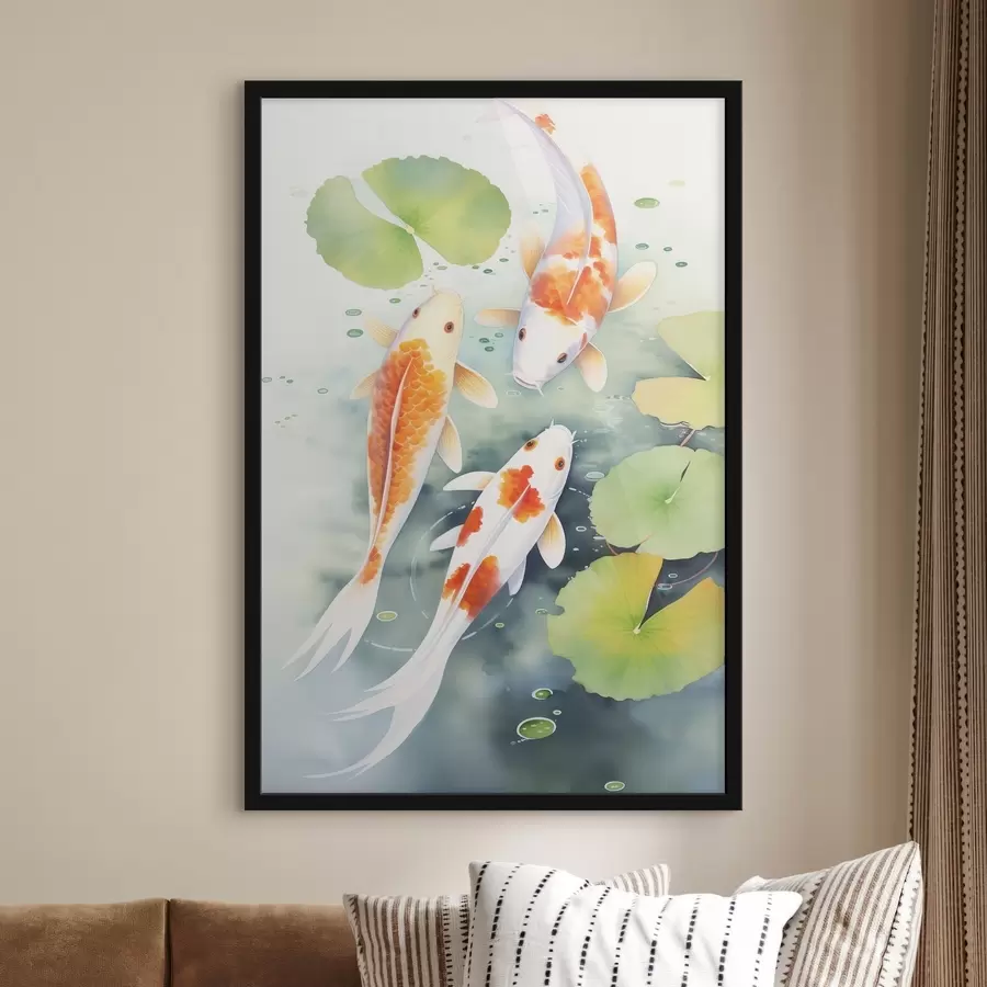 Fototapet Tři ryby f46085