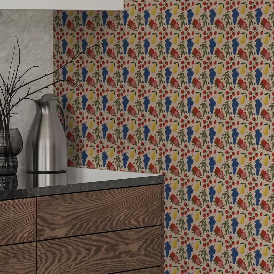 Fototapet Šťavnaté ovoce na teplém béžovém pozadí a00801v1