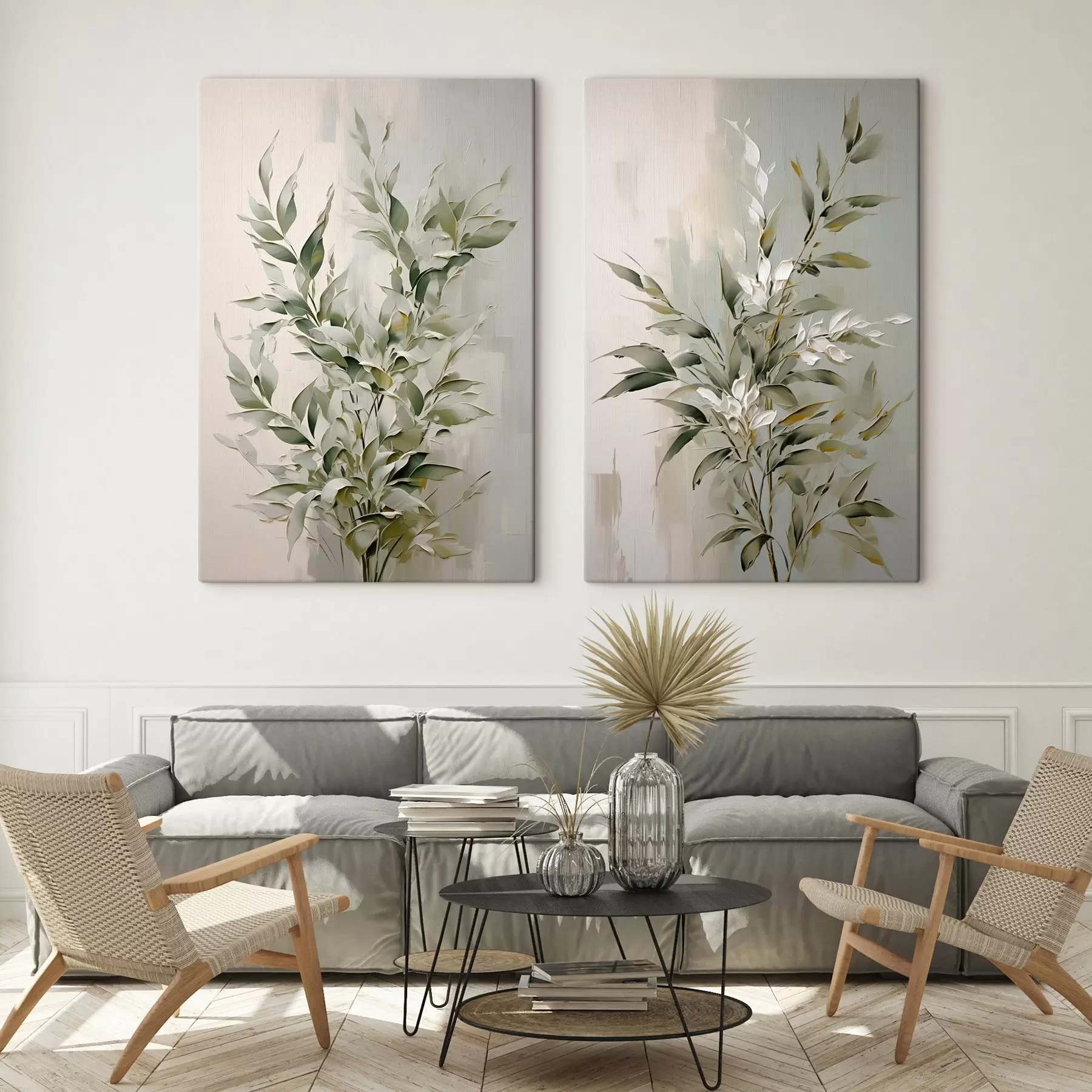 Obraz Abstraktní větve s listy Č. m00851