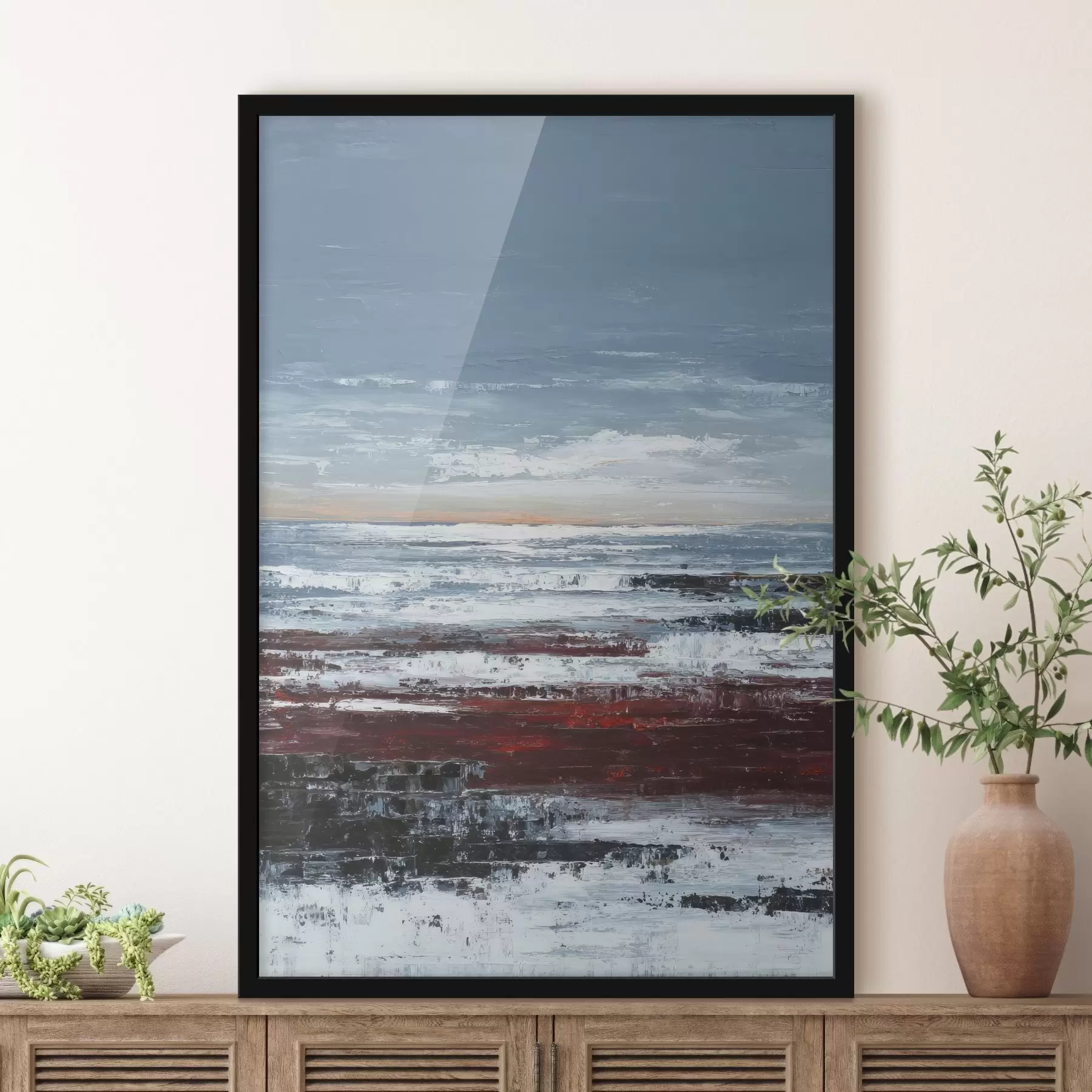 Fototapet Abstraktní mořská krajina f46014