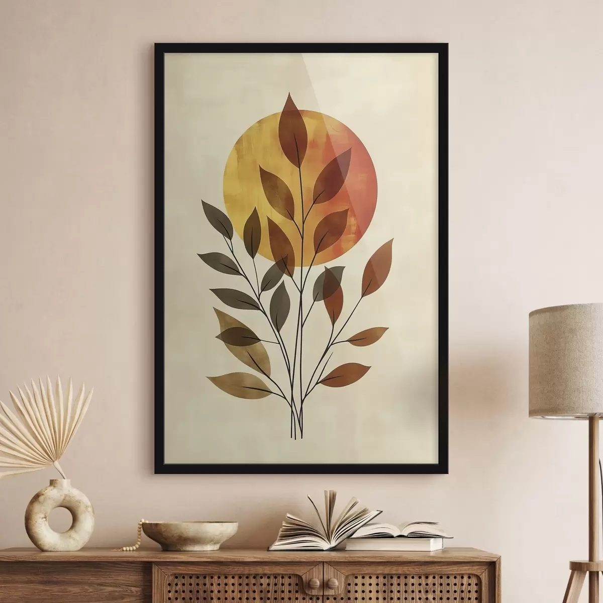 Poster Větev s listy f46132