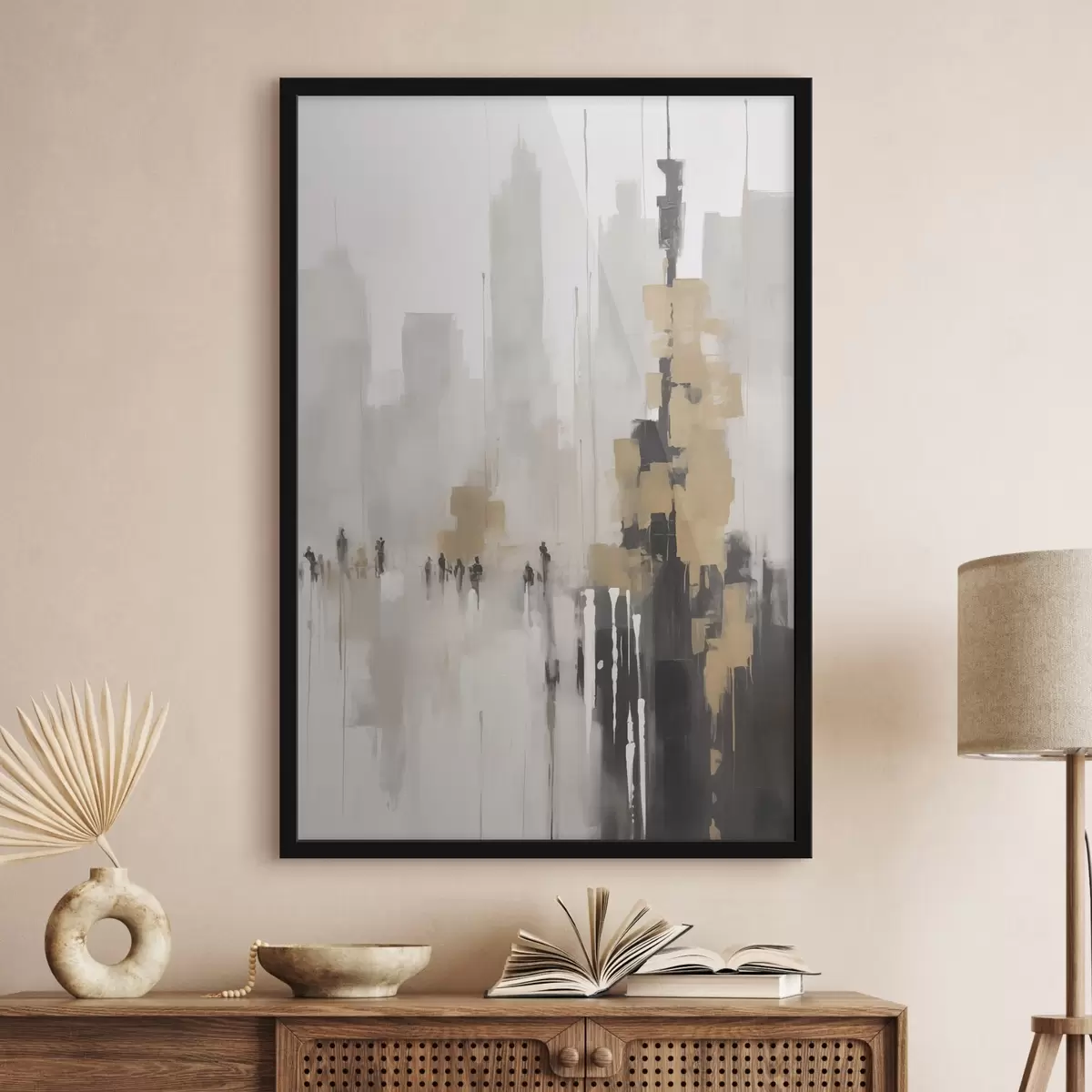 Poster Abstraktní městská krajina f46305