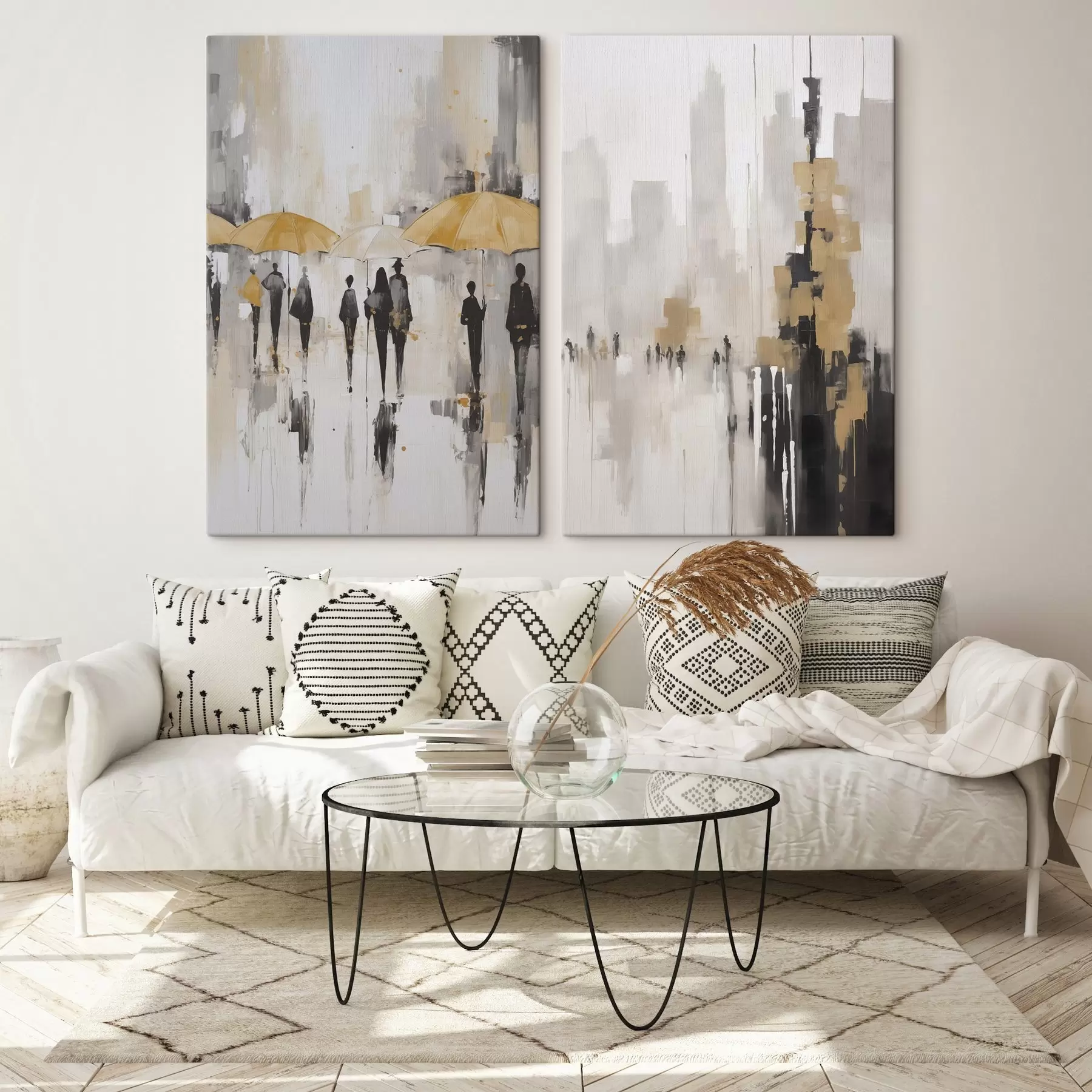 Obraz Abstraktní městská krajina Č. m00873