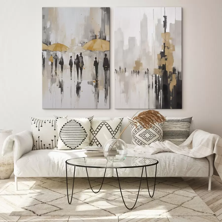 Obraz Abstraktní městská krajina Č. m00873