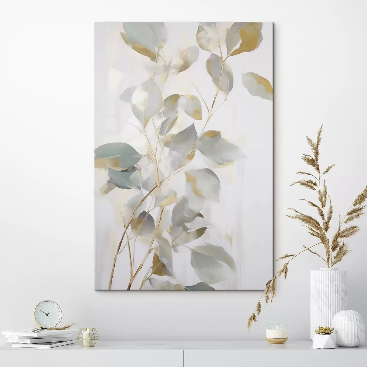 Obraz Abstraktní listy Č. s46349