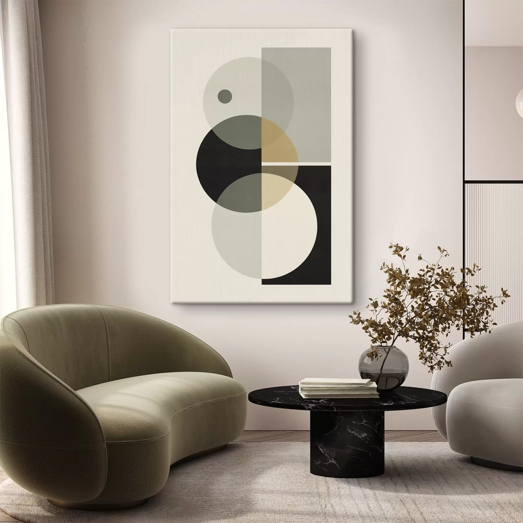 Obraz Geometrické abstrakce Č. s46353