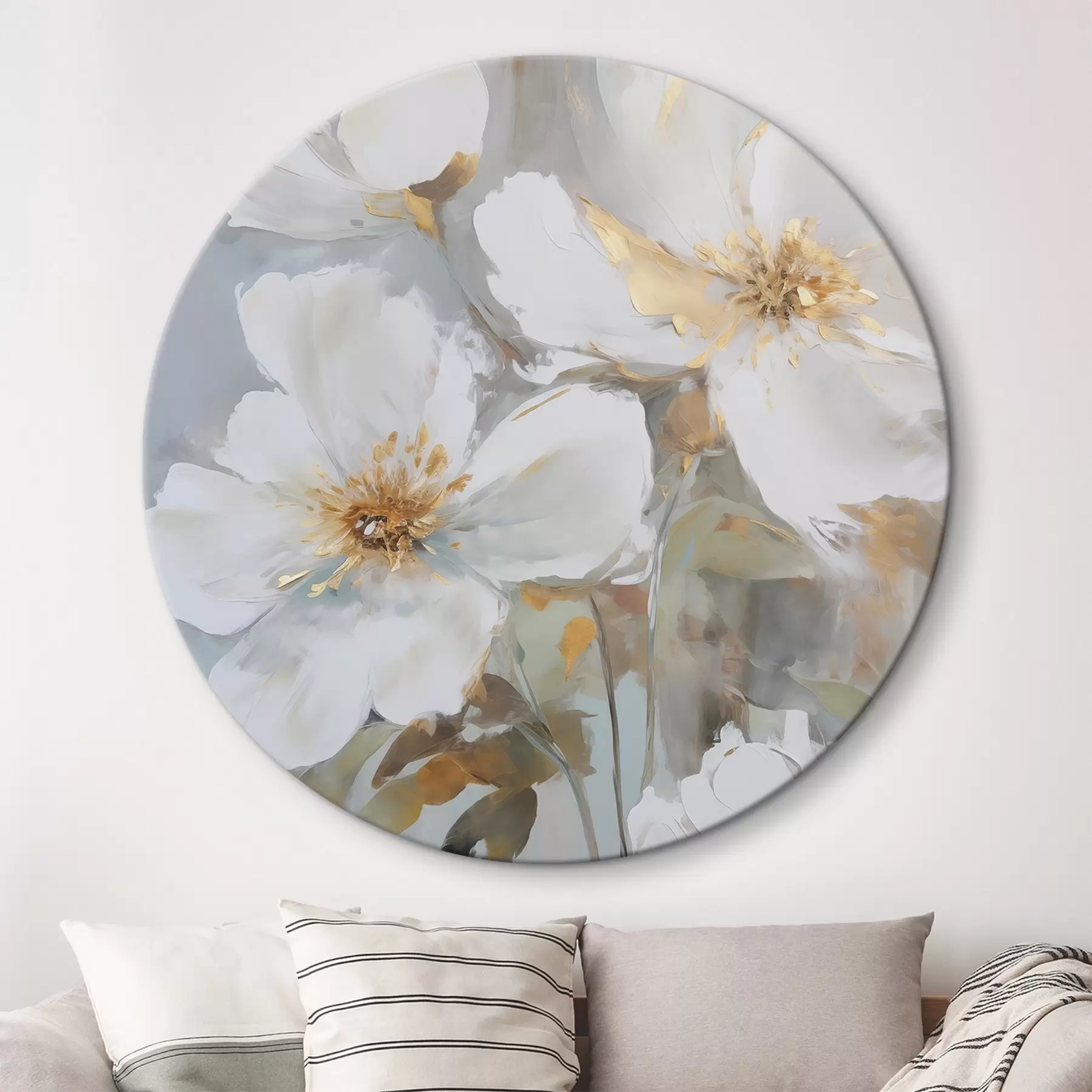 Obraz Abstraktní květiny, imitace malby Č. r46346