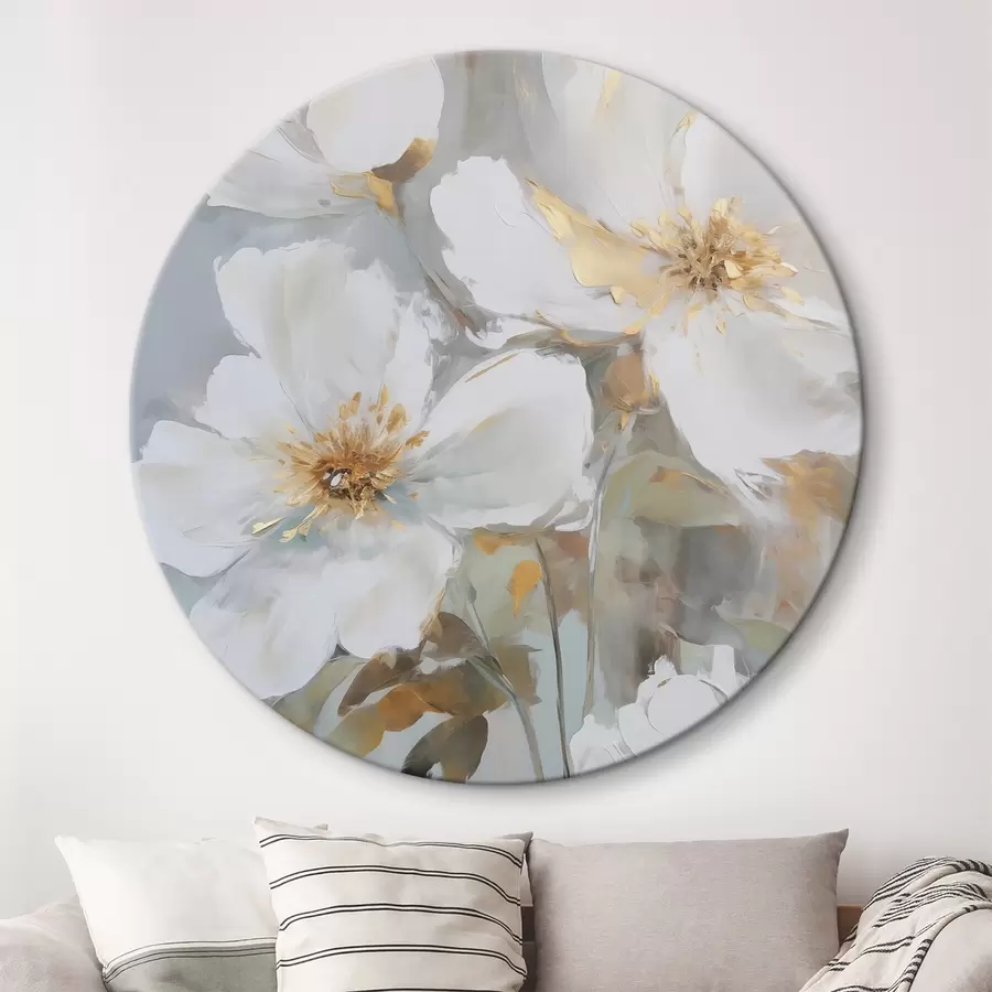 Obraz Abstraktní květiny, imitace malby Č. r46346