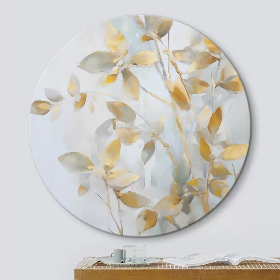 Obraz Abstraktní listy imitující malbu Č. r46348