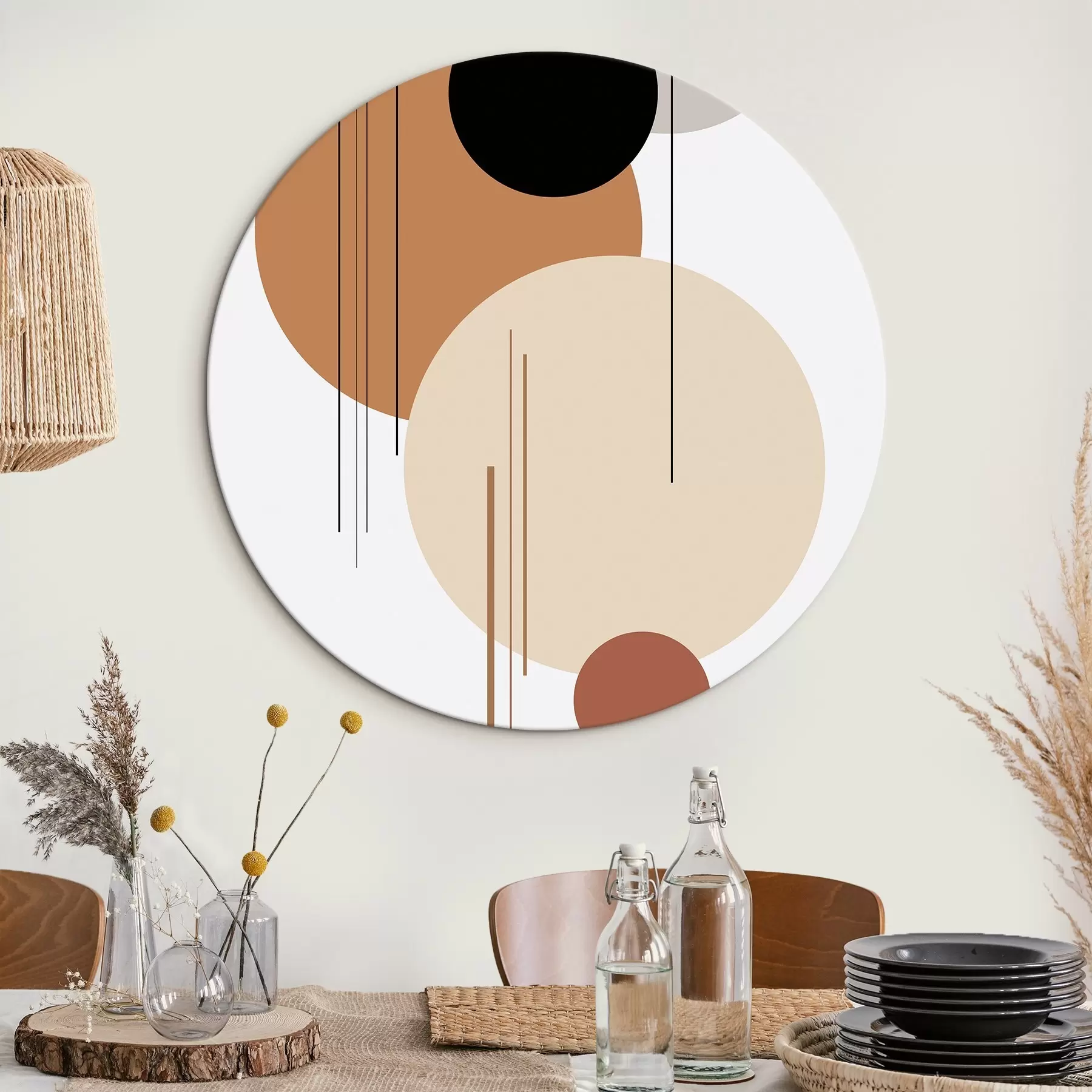 Obraz Abstraktní geometrická kompozice Č. r46351