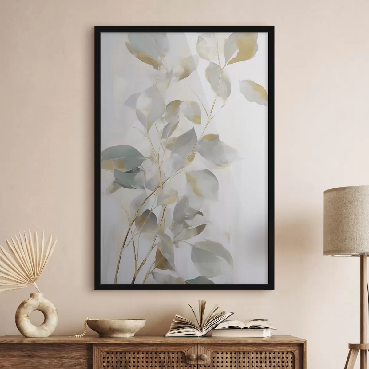 Poster Abstraktní listy f46349