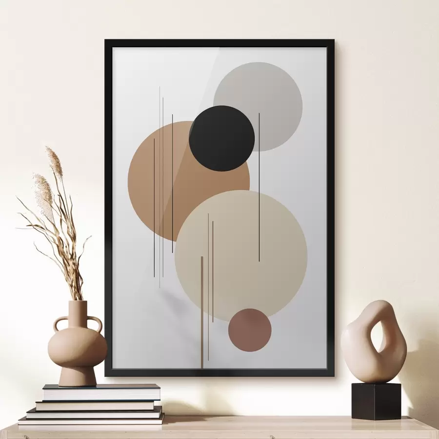 Fototapet Abstraktní geometrická kompozice f46351