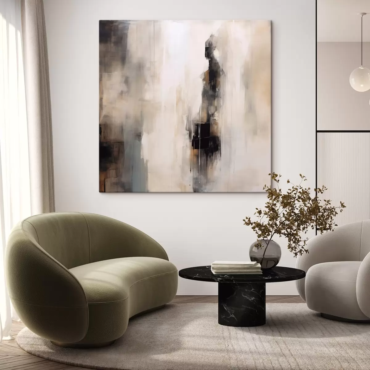 Obraz Abstraktní lidská postava Č. s46361