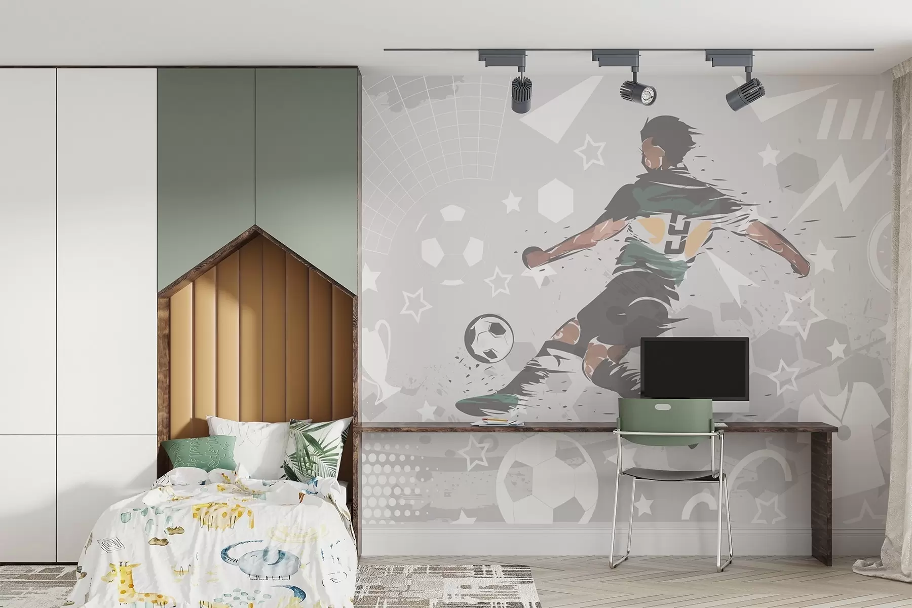 Fototapet Fotbalista, sport w04763