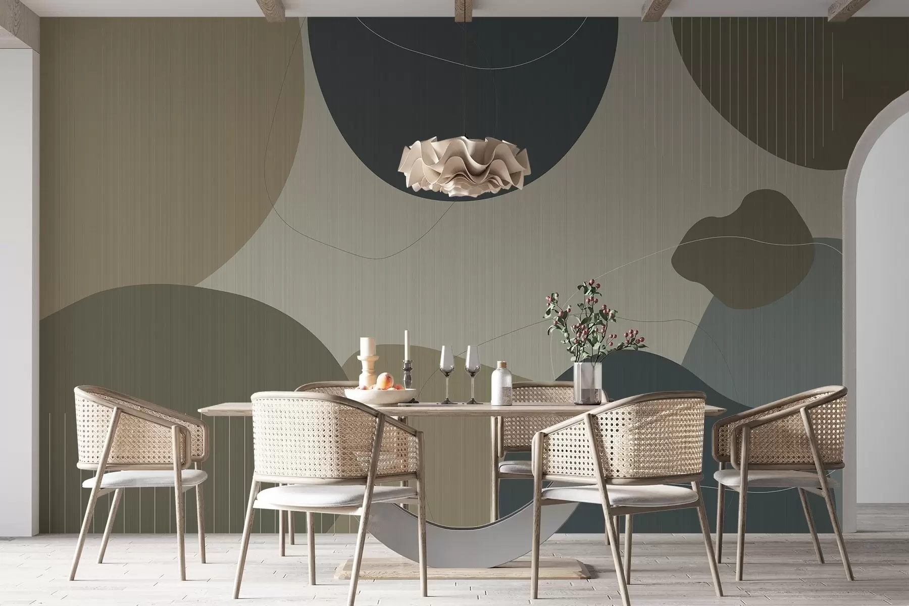 Fototapet Abstraktní kruhy w04759v2