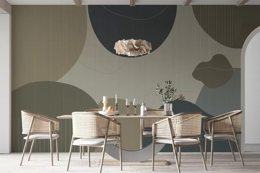 Fototapet Abstraktní kruhy w04759v2