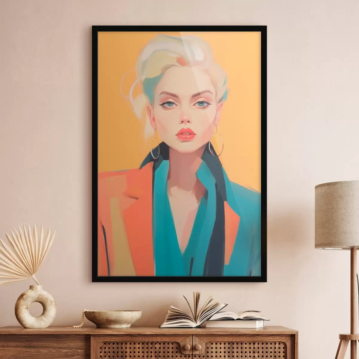 Poster Dívka v bundě f46422