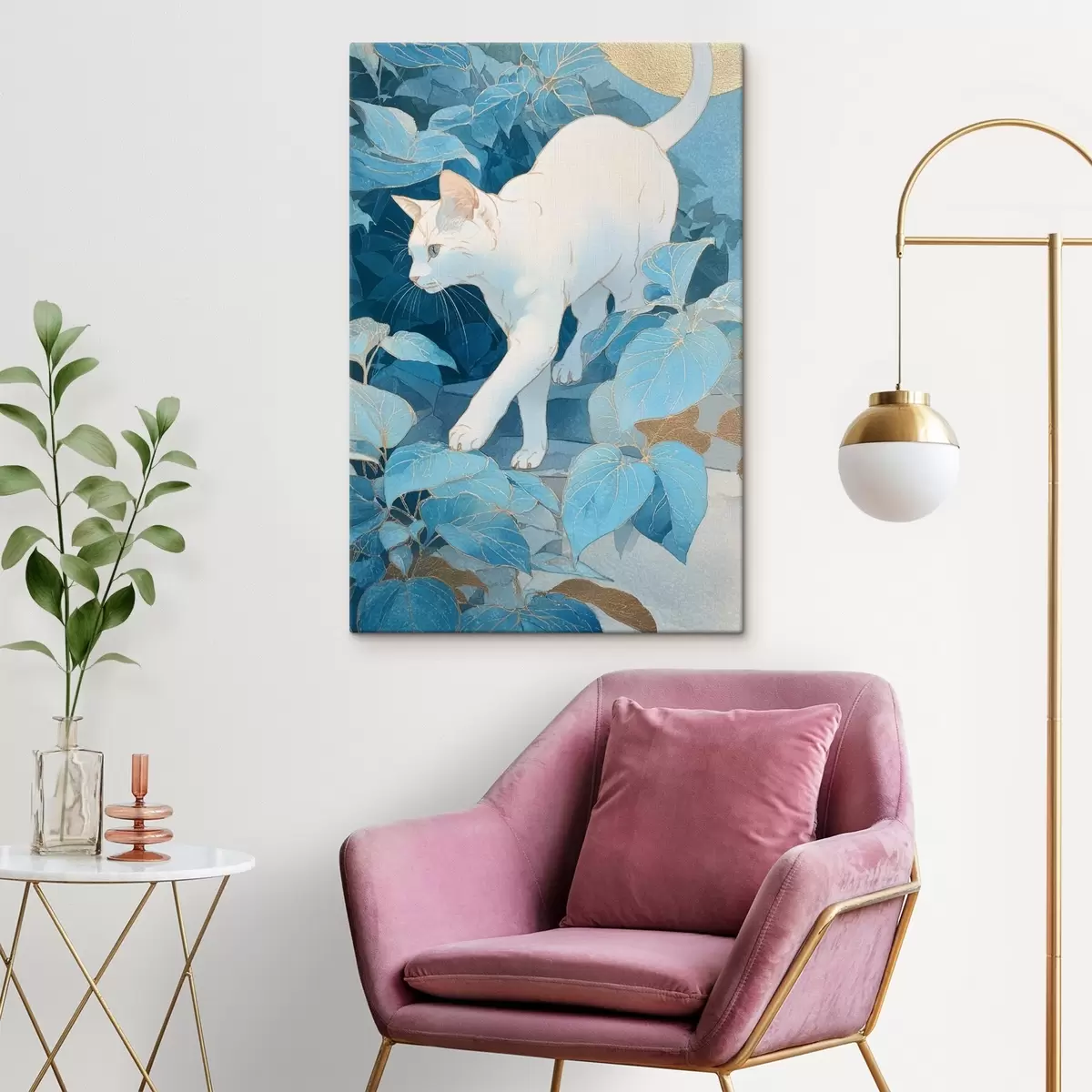 Obraz Kočka mezi listy Č. s46362