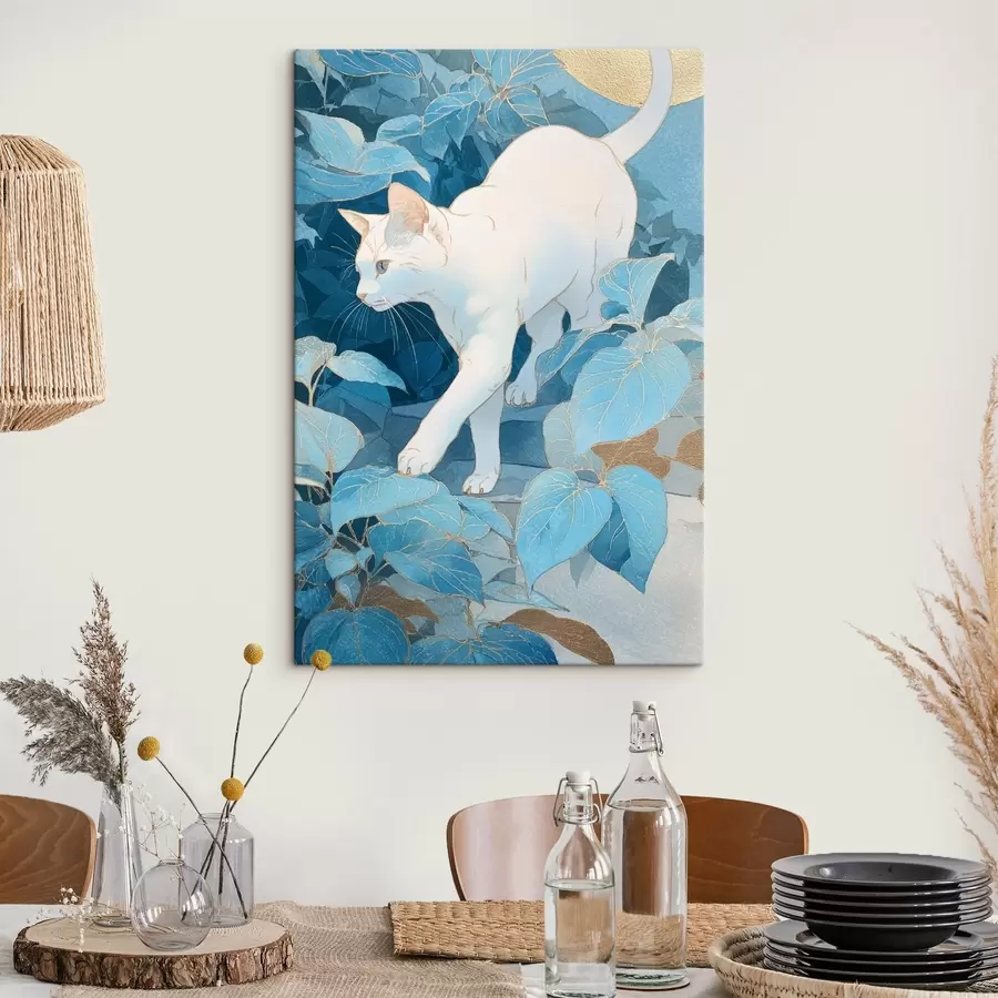 Obraz Kočka mezi listy Č. s46362