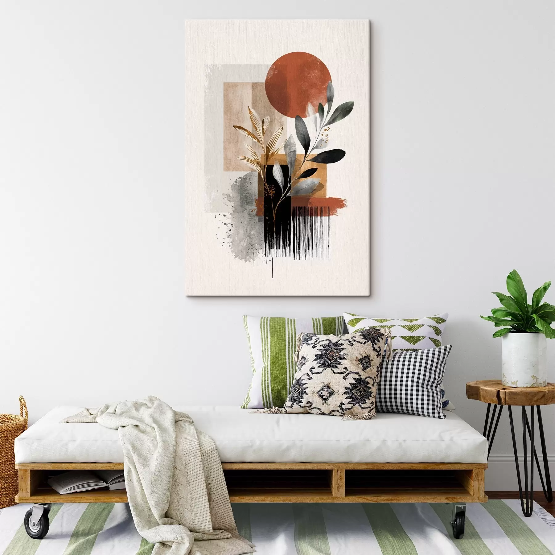 Obraz Geometrie a abstraktní listy Č. s46388