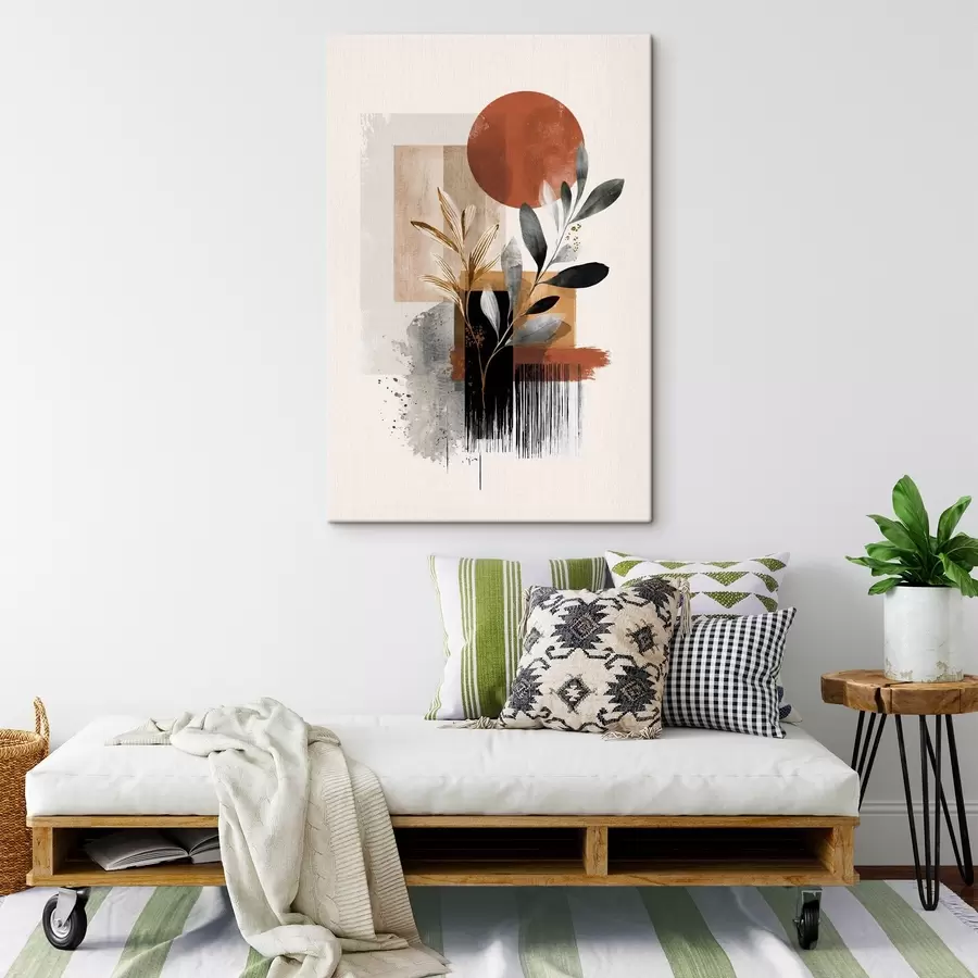 Obraz Geometrie a abstraktní listy Č. s46388