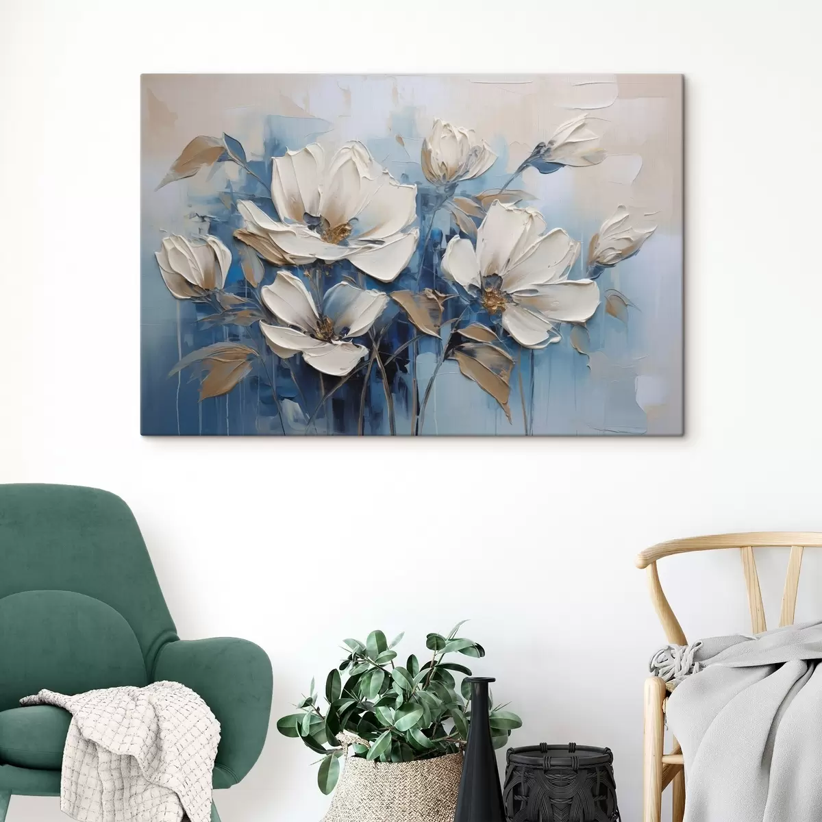 Obraz Malované květiny Č. s46396