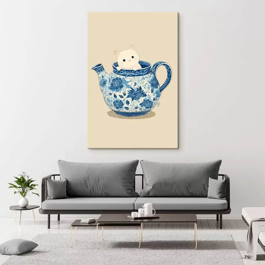 Obraz Kočka v konvici Č. s46431