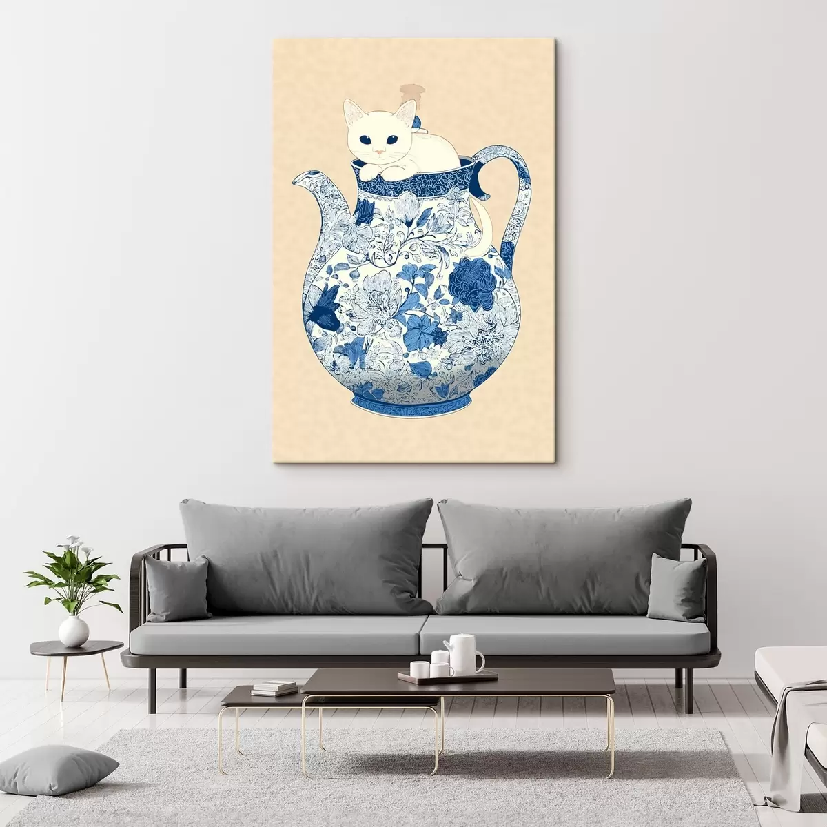 Obraz Kočka v džbánu Č. s46432