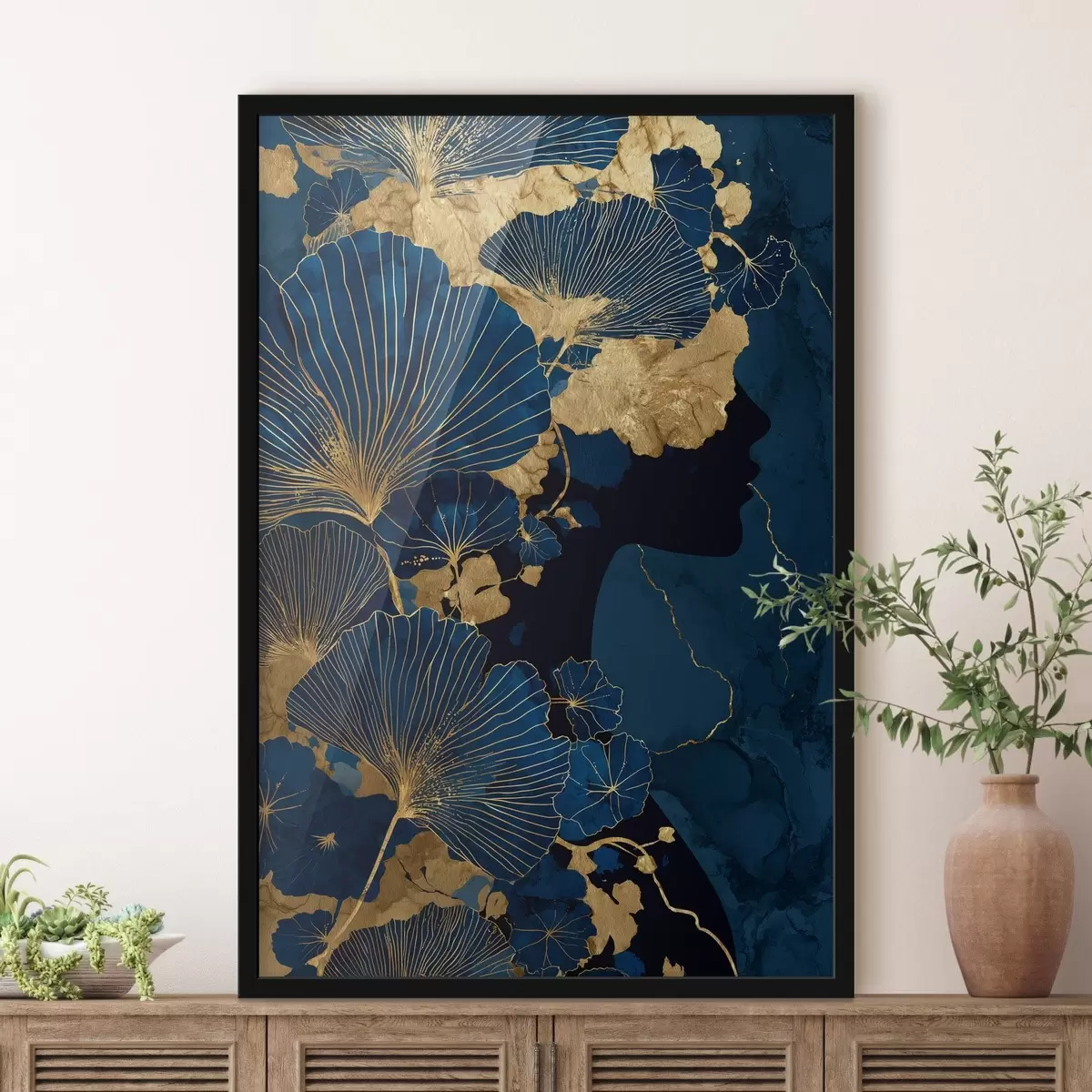 Poster Abstraktní listy f46367