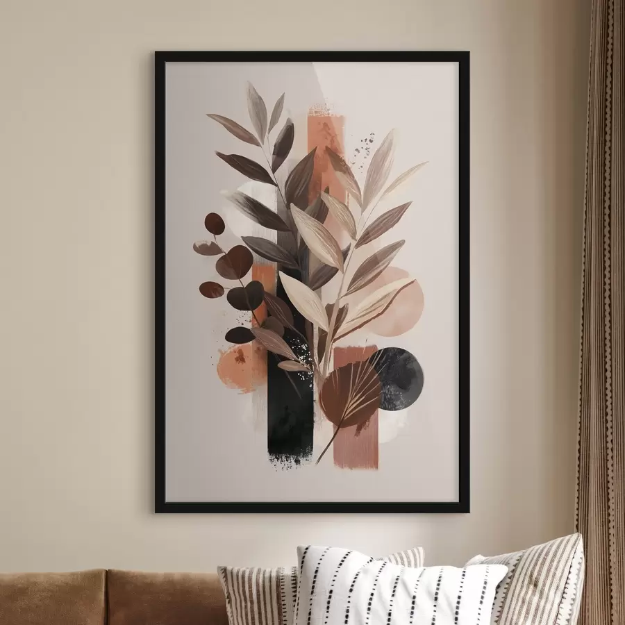 Fototapet Abstraktní listy f46376