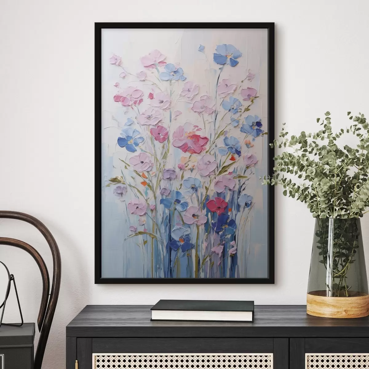 Poster Malované květiny f46395