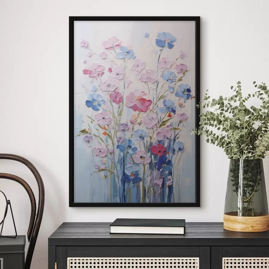 Fototapet Malované květiny f46395