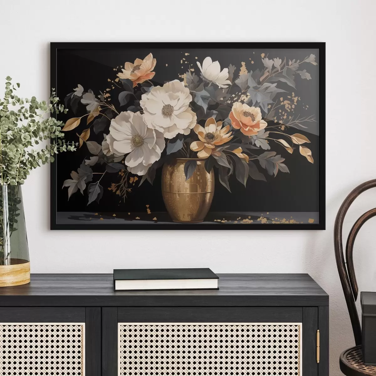 Poster Kytice ve váze f46402