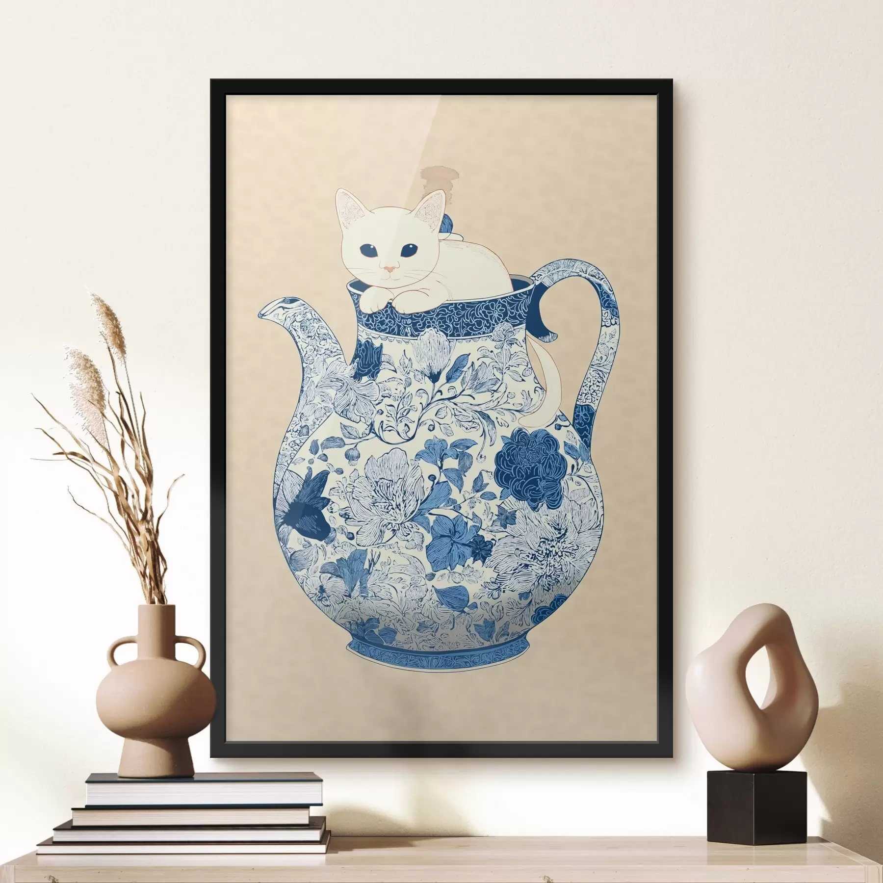 Fototapet Kočka v džbánu f46432