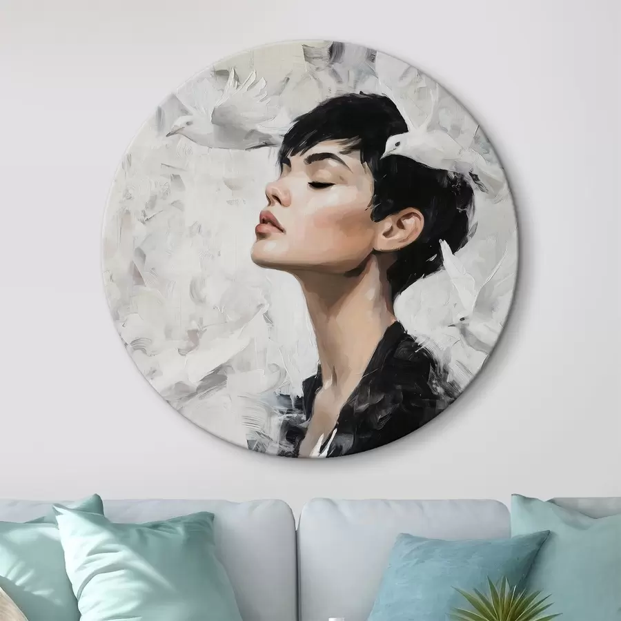 Obraz Dívka a ptáci Č. r46365