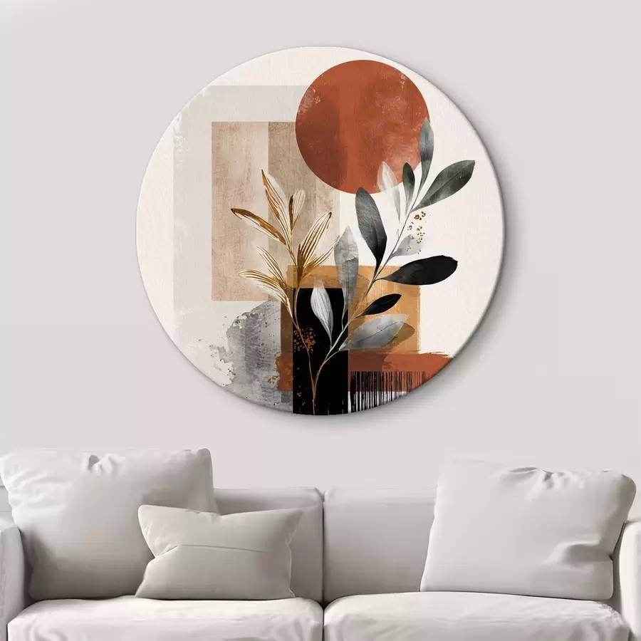 Obraz Geometrie a abstraktní listy Č. r46388