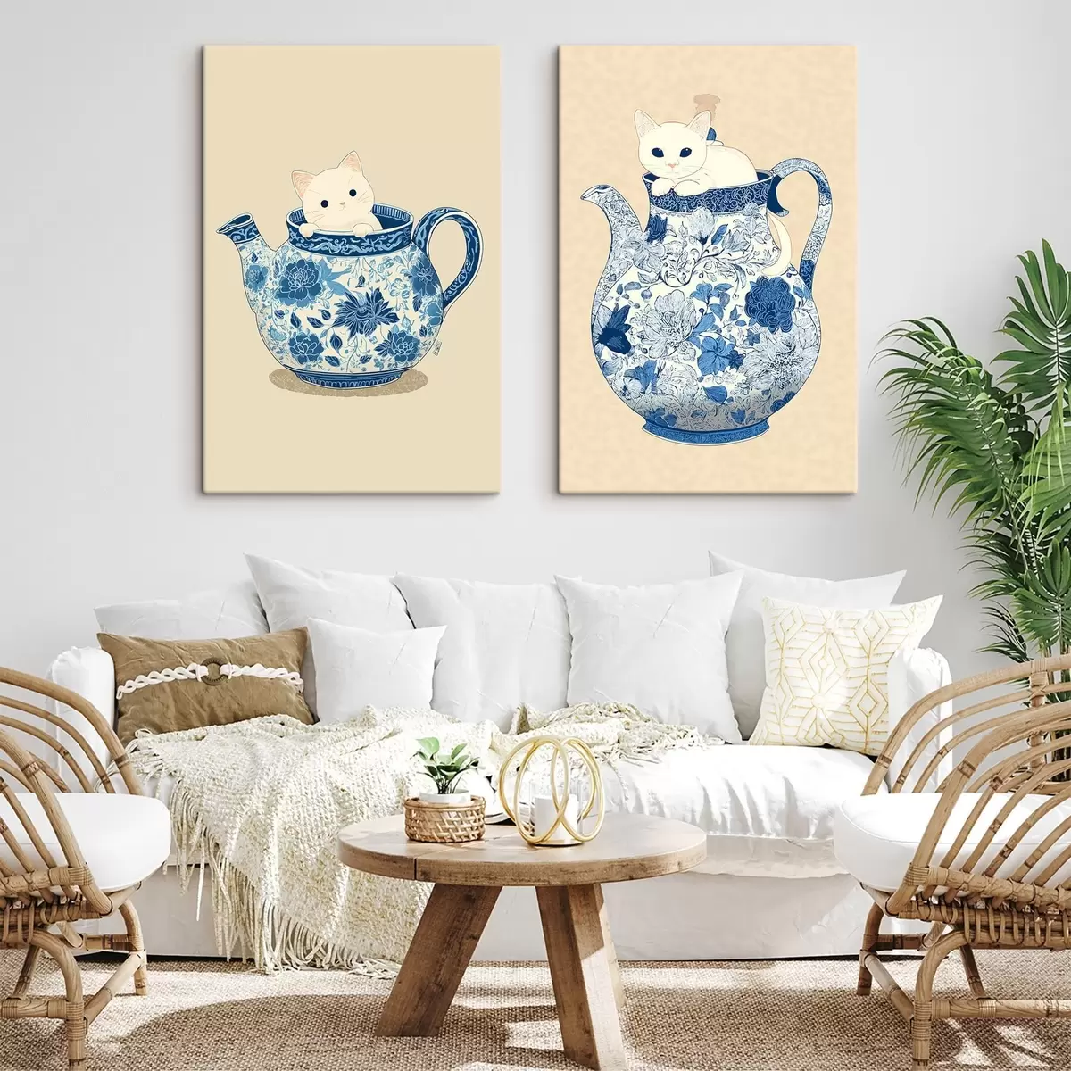 Obraz Kočka v džbánu Č. m00920