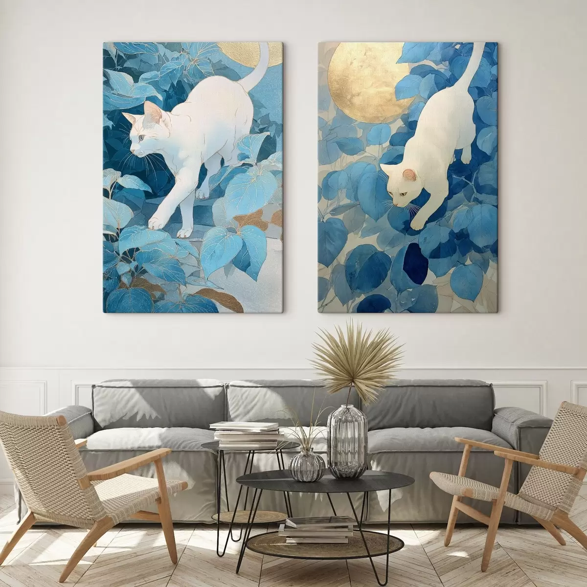 Obraz Bílá kočka Č. m00924