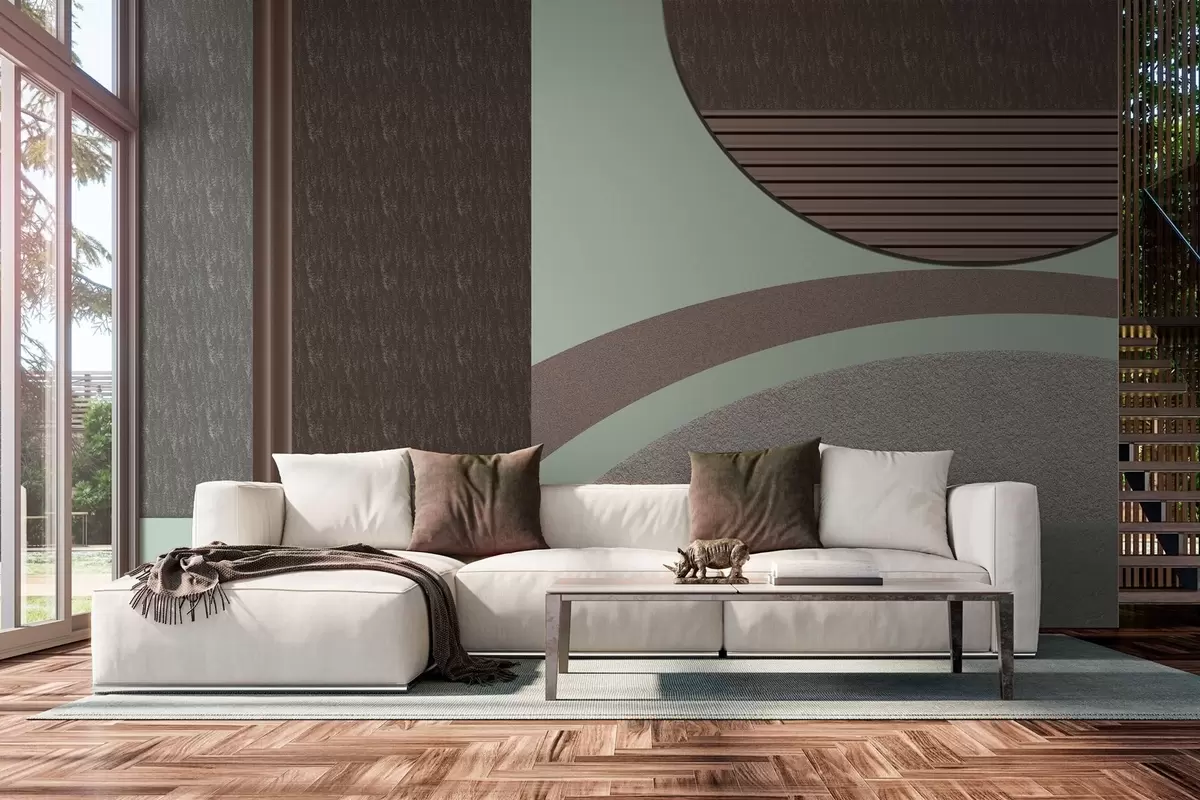 Fototapet abstraktní texturovaná geometrie  w04631