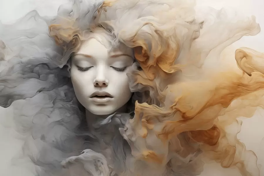 Fototapet Dívčí šaty w04798