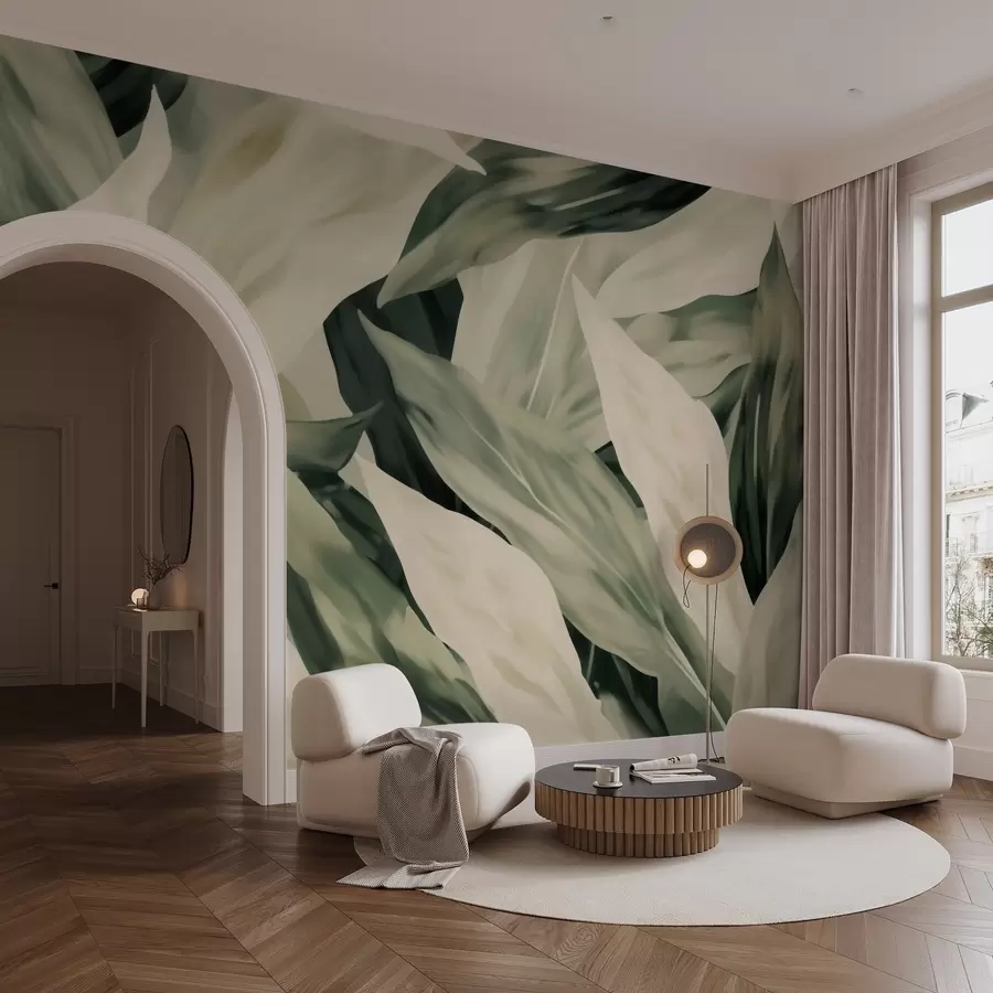 Fototapet Malované listy w04799