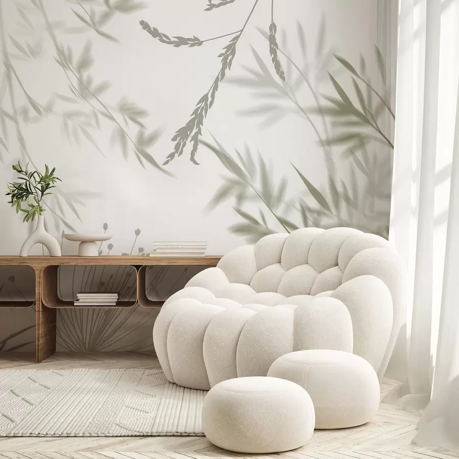 Fototapet Siluety listí w04850