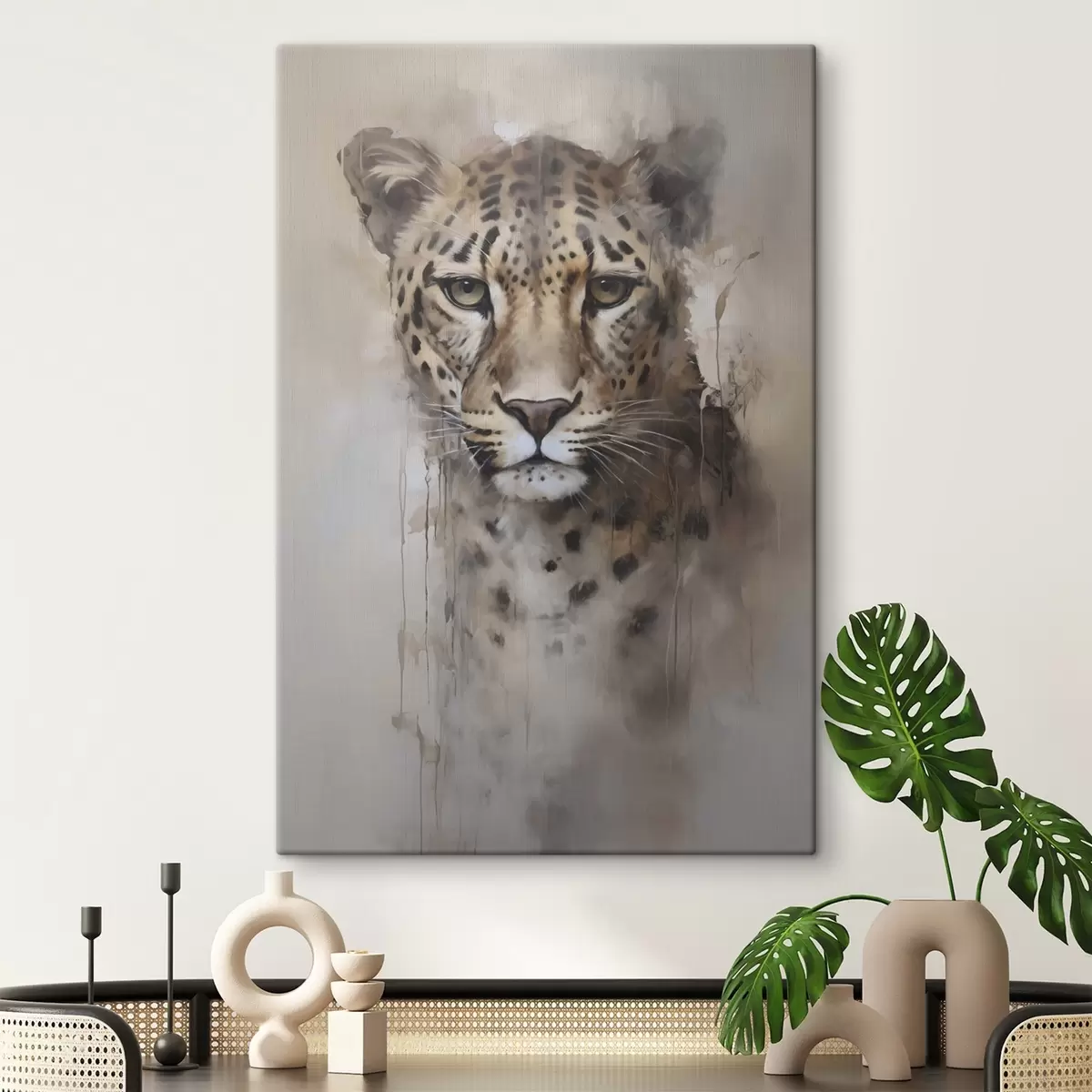 Obraz Malba imitující leoparda Č. s46434